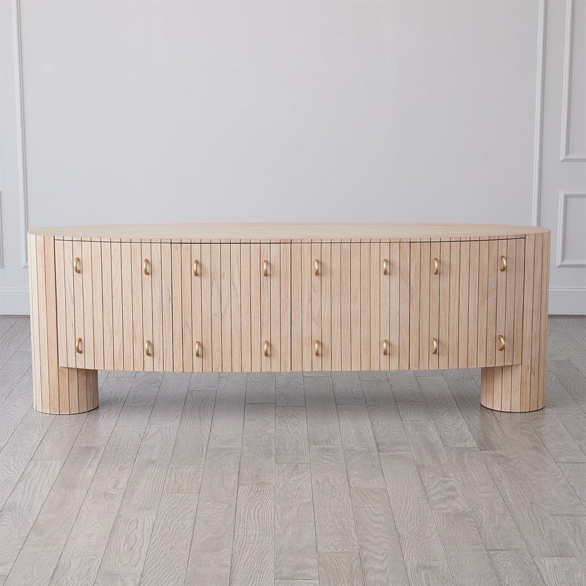 Global Views Luna Natural Oak Media Console