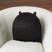 Global Views Black La Chatte Pillow Clearance