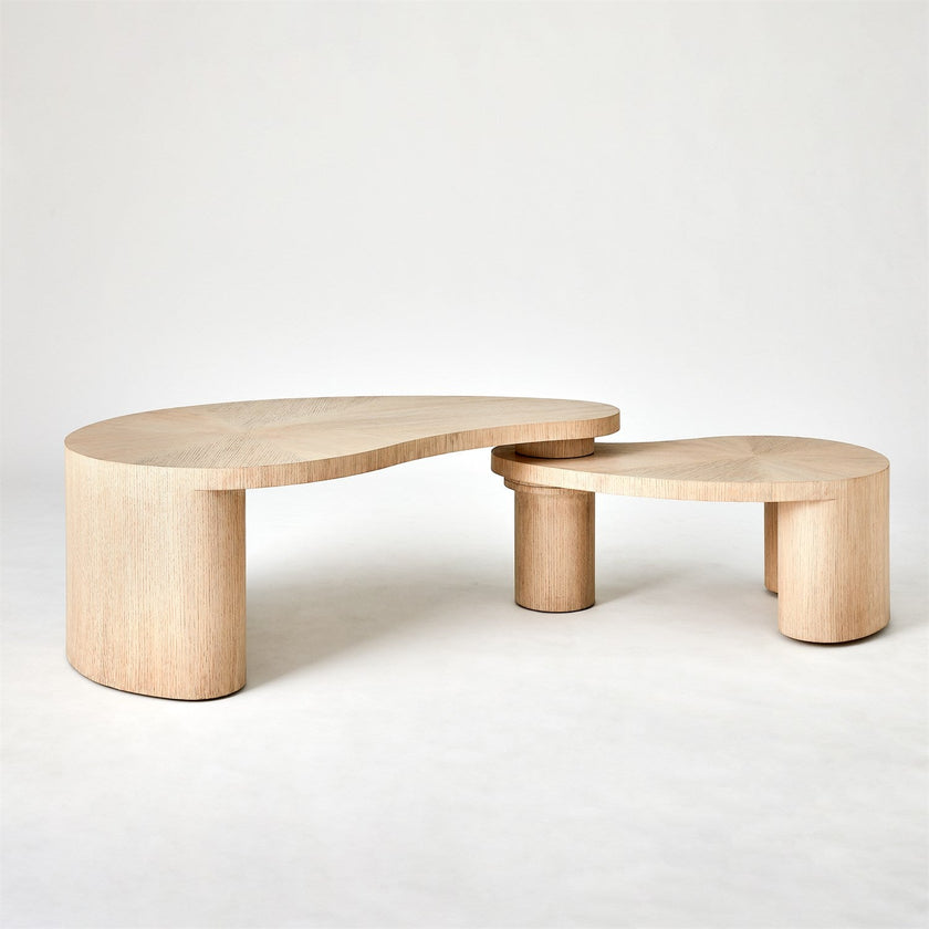 Global Views Casita Natural Oak Cocktail Table