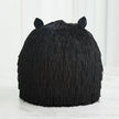 Global Views Black La Chatte Pillow Clearance