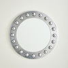 Global Views Silver Embedded Sphere Mirror