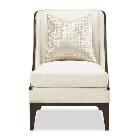 Michael Amini Paris Chic Accent Chair - Cremini/Espresso