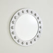 Global Views Silver Embedded Sphere Mirror