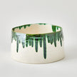 Global Views Emerald Dripping Charger Bowl