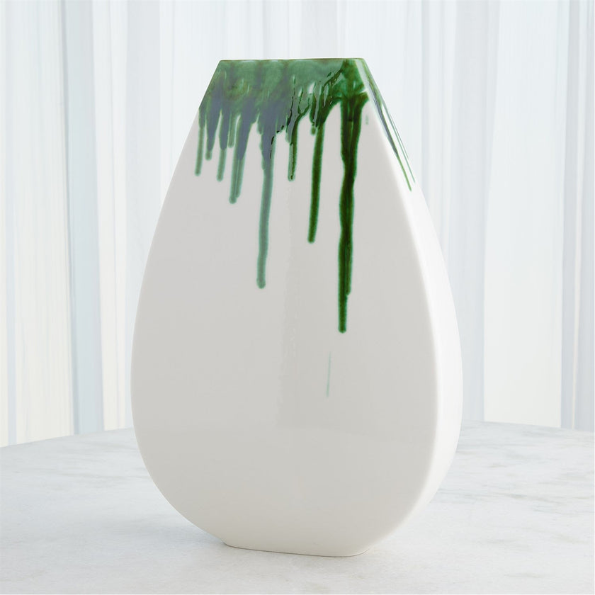 Global Views Emerald Giant Teardrop Vase