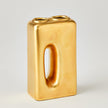 Global Views Matte Gold Oh Yes Vase