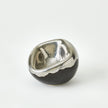 Global Views Platinum Crackle Squished Bowl
