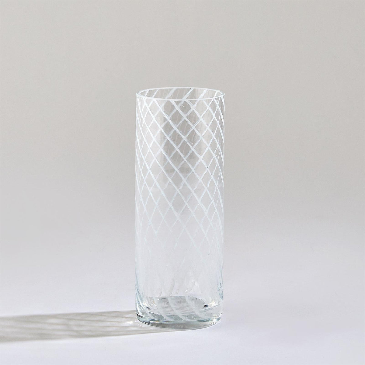 Global Views Glass Swirl Highball Glass