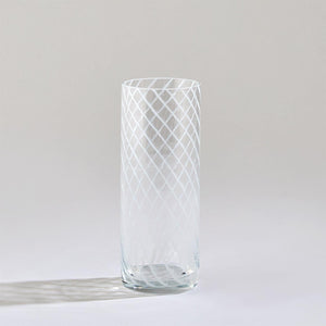 Global Views Glass Swirl Highball Glass