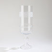 Global Views Etched Greek Key Vase Hurricane Clearance