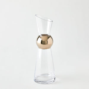 Global Views Platinum Metallic Orb Carafe