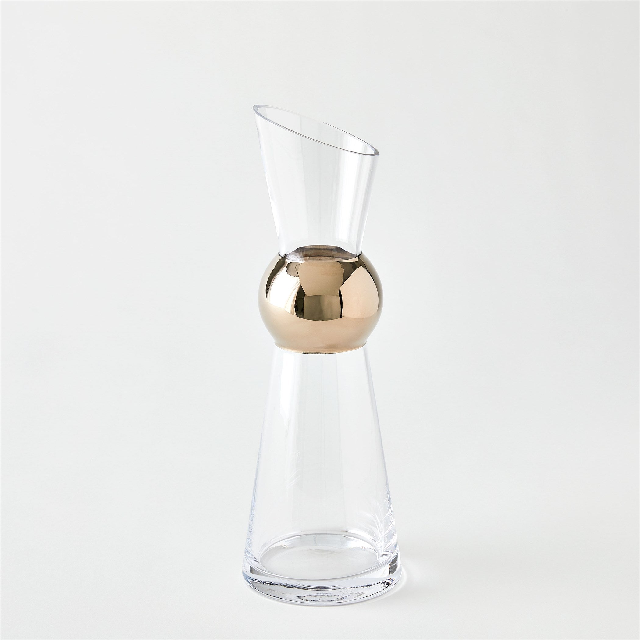 Global Views Platinum Metallic Orb Carafe