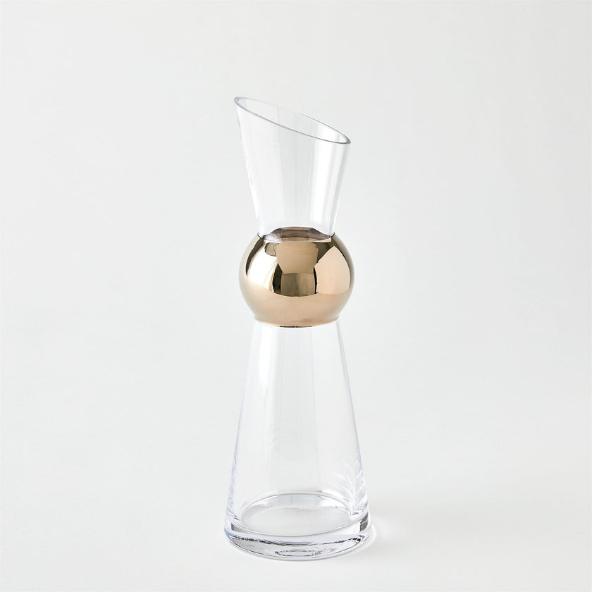 Global Views Platinum Metallic Orb Carafe
