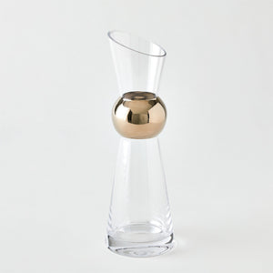 Global Views Platinum Metallic Orb Carafe