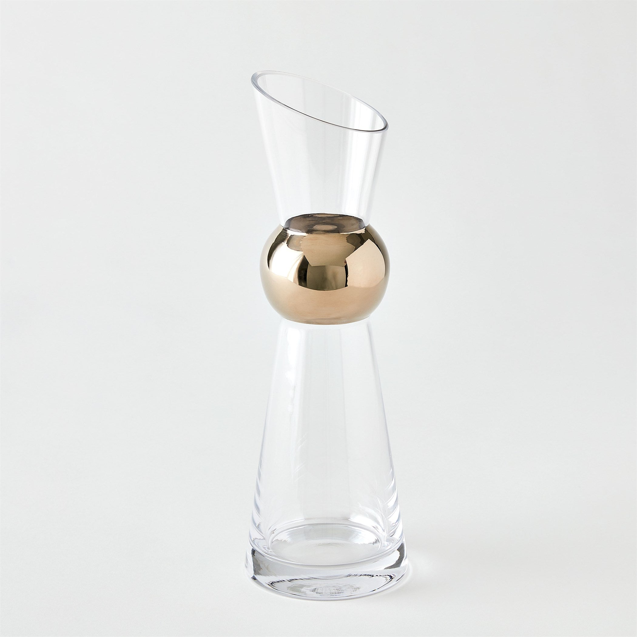 Global Views Platinum Metallic Orb Carafe