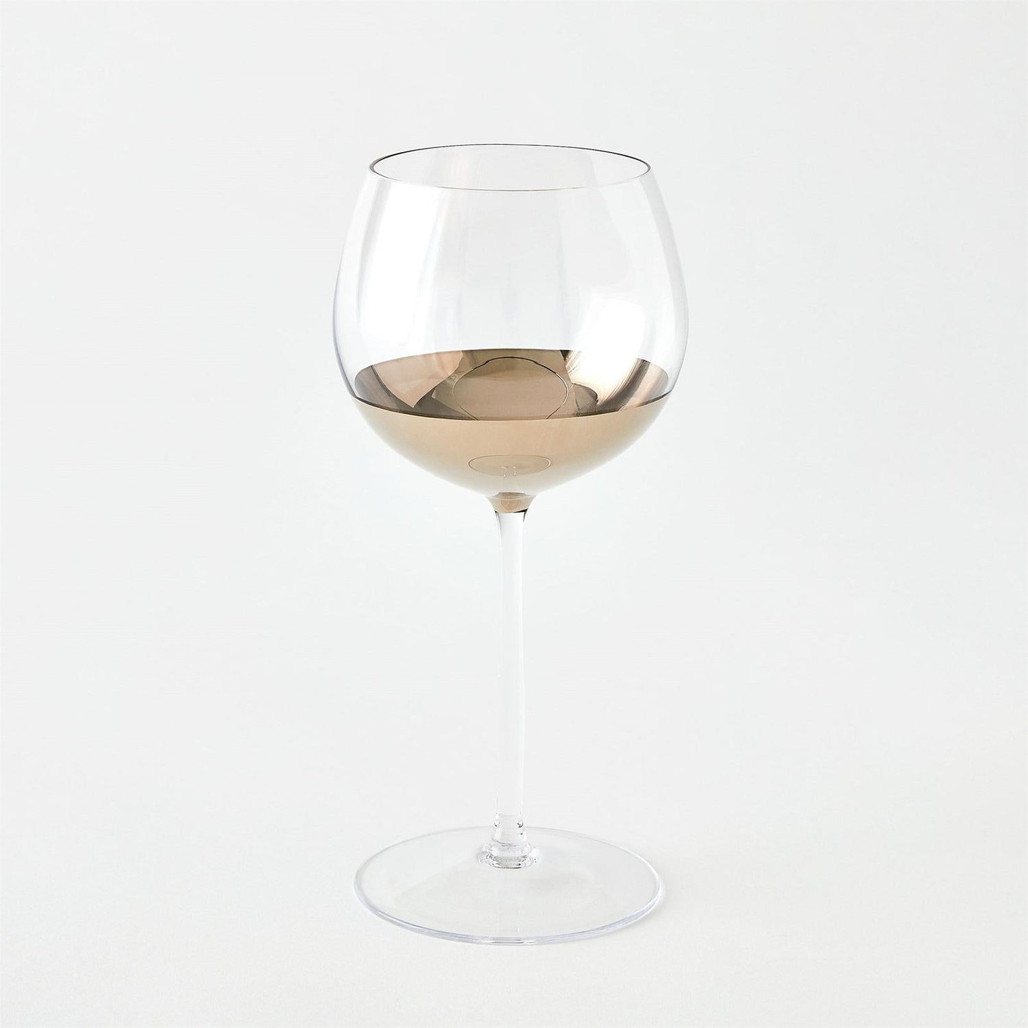 Global Views Metallic Orb Wine Glass