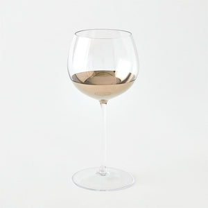 Global Views Metallic Orb Wine Glass