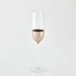Global Views Metallic Orb Champagne Flute