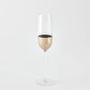 Global Views Metallic Orb Champagne Flute