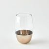 Global Views Metallic Orb Highball Glass
