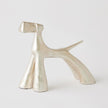 Global Views Silver Leaf Show Dog Sculpture