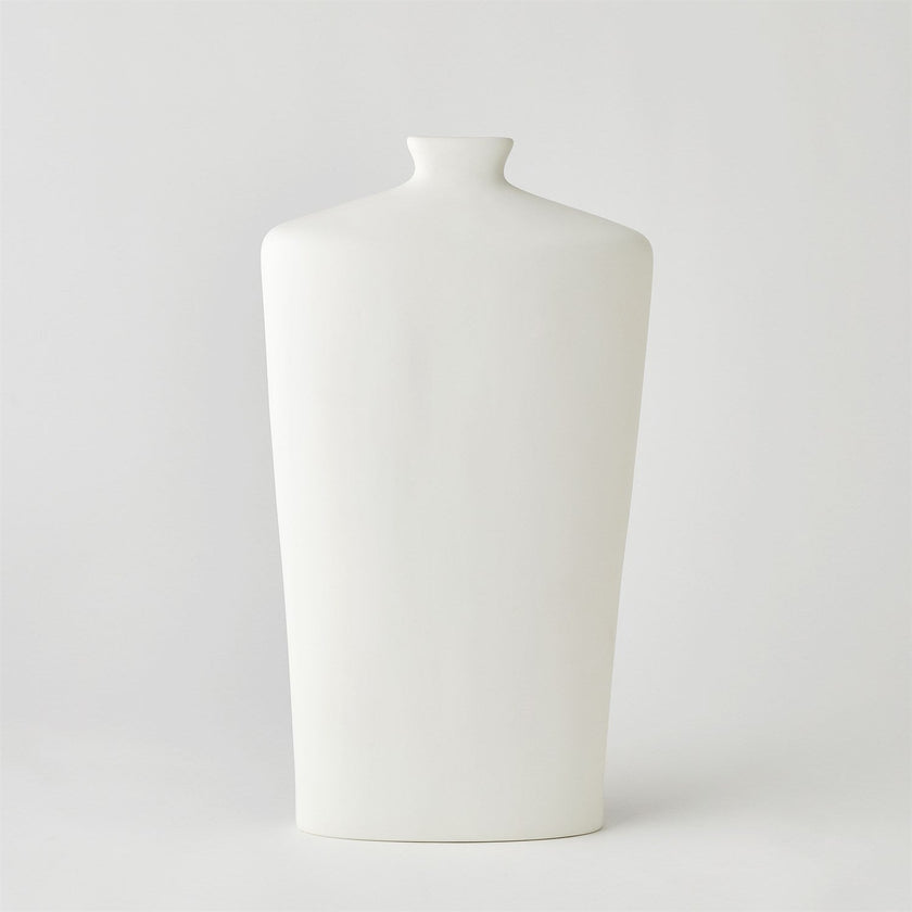 Citizen Artist for Global Views Matte White Terzo Vase