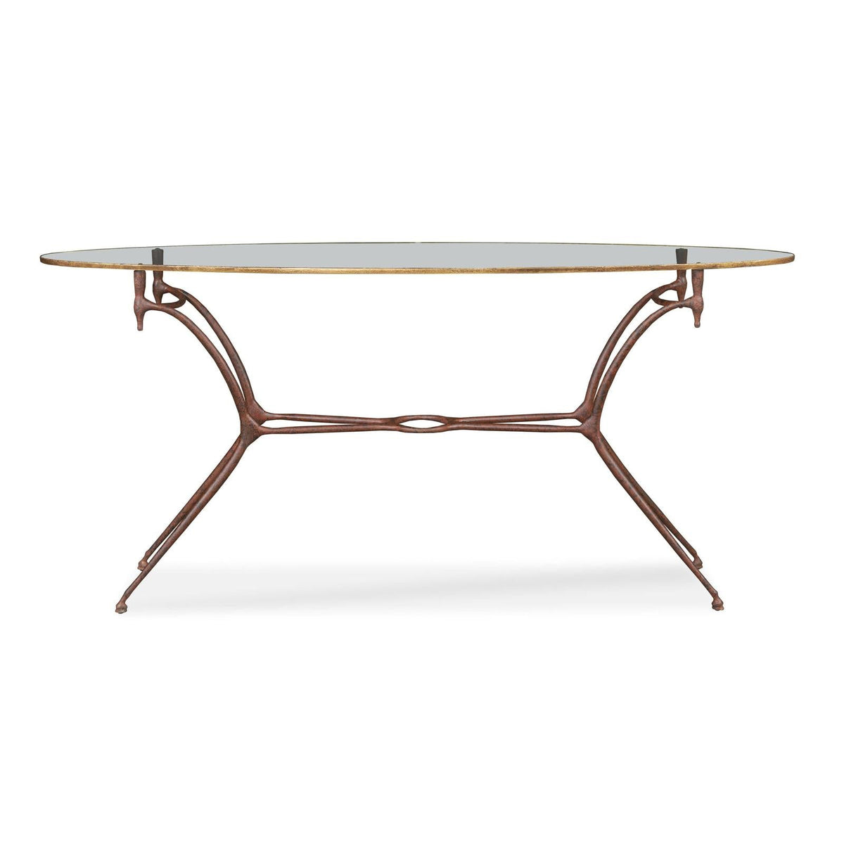 Maitland Smith 1940S French Long Oval Console Table