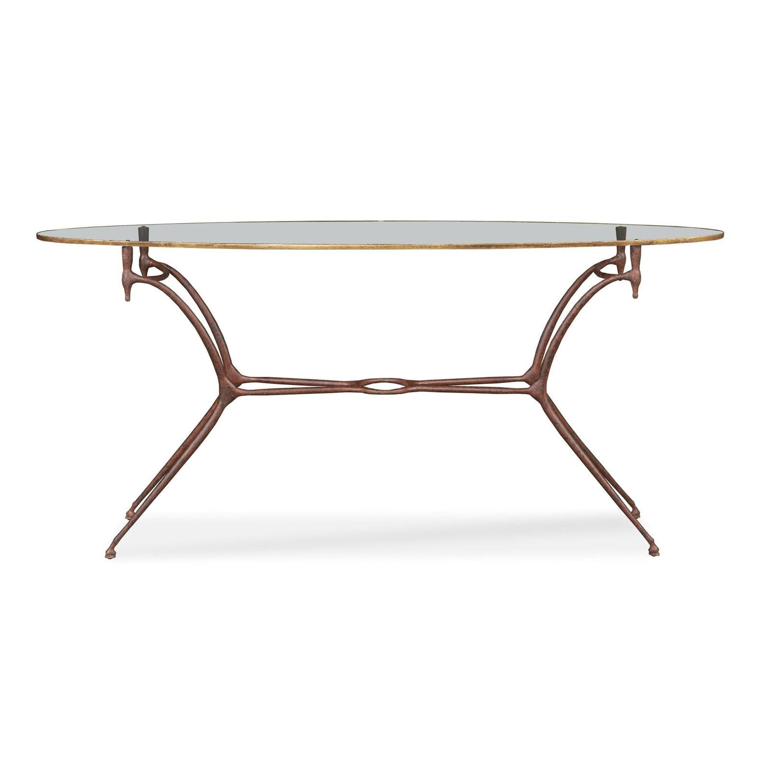 Maitland Smith 1940S French Long Oval Console Table
