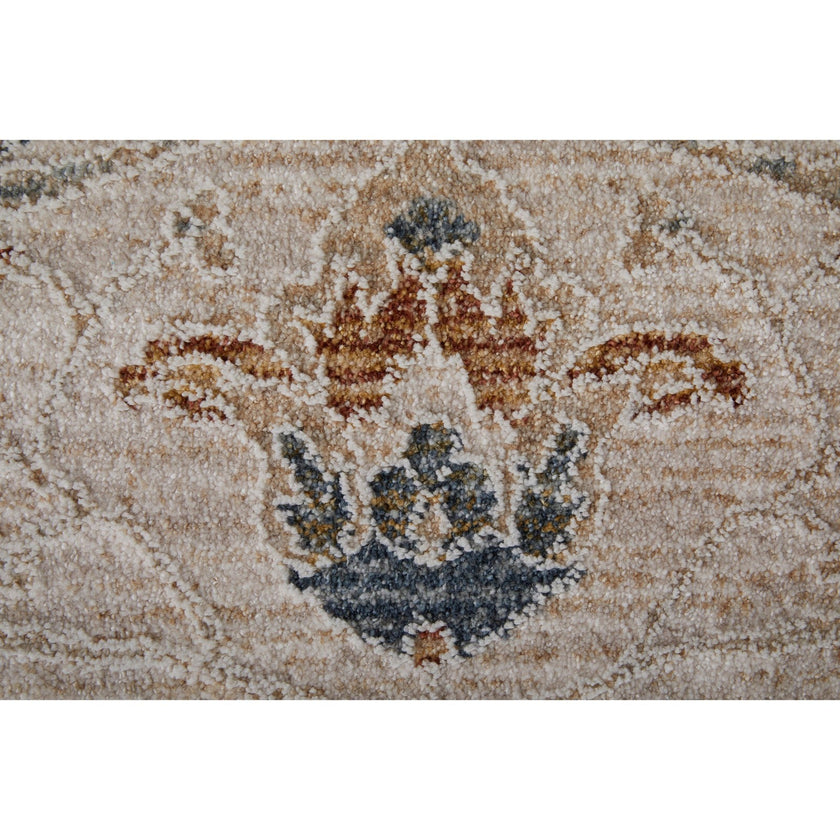 Feizy Pasha 39M4F Transitional Ikat in Ivory/Blue/Red