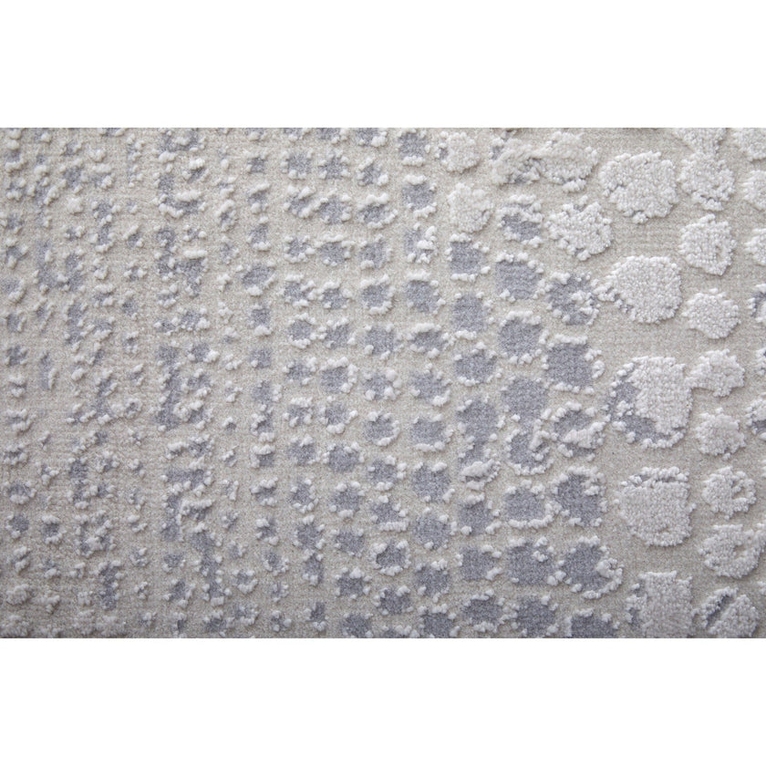 Feizy Prasad 39N8F Modern Distressed in Ivory/Silver/Gray