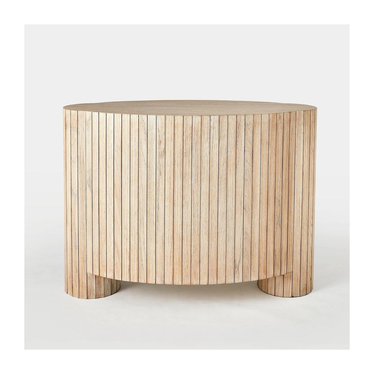 Global Views Luna Natural Oak Chest