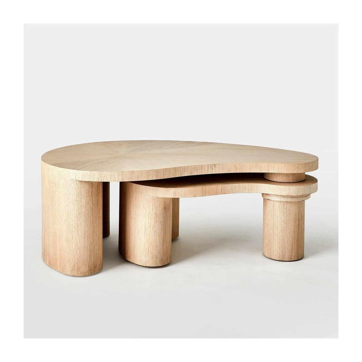 Global Views Casita Natural Oak Cocktail Table