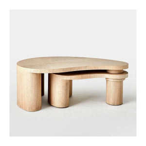 Global Views Casita Natural Oak Cocktail Table