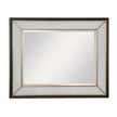 Maitland Smith Painted Glass Mirror With Gold Details