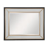 Maitland Smith Painted Glass Mirror With Gold Details