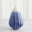 Global Views Cobalt Furrow Vase