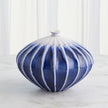 Global Views Cobalt Furrow Vase
