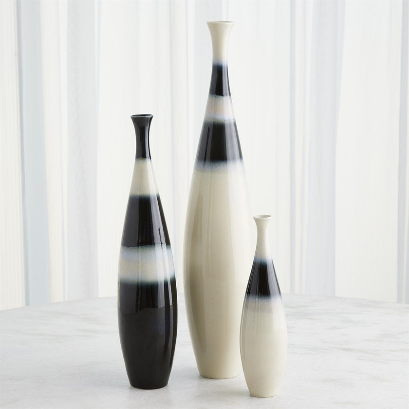 Global Views Cobalt Banded Bottle