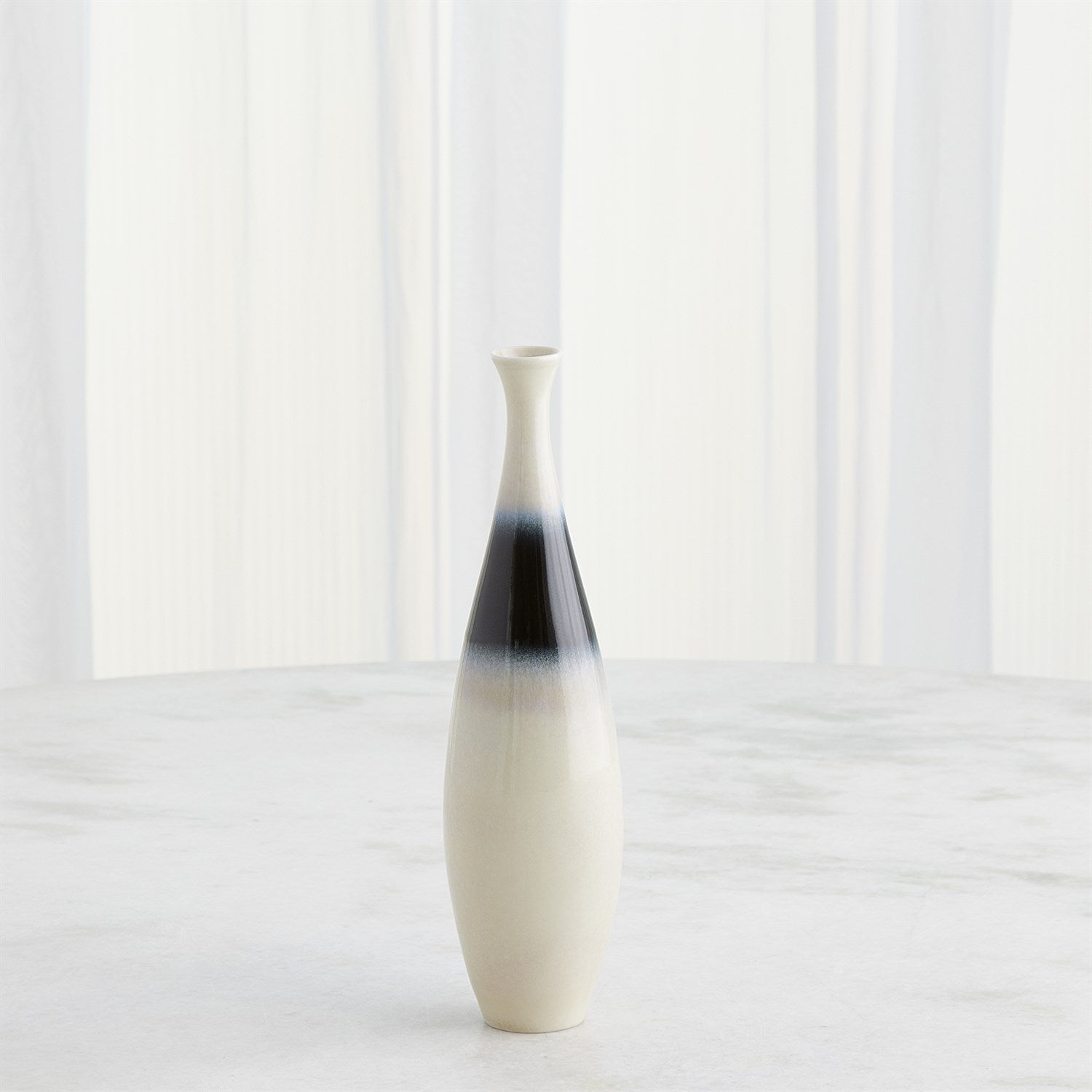 Global Views Cobalt Banded Bottle