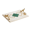 Maitland Smith Green Marble Inlay Tray Clearance