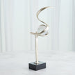 Global Views Silver Leaf Captured Sphere Sculpture