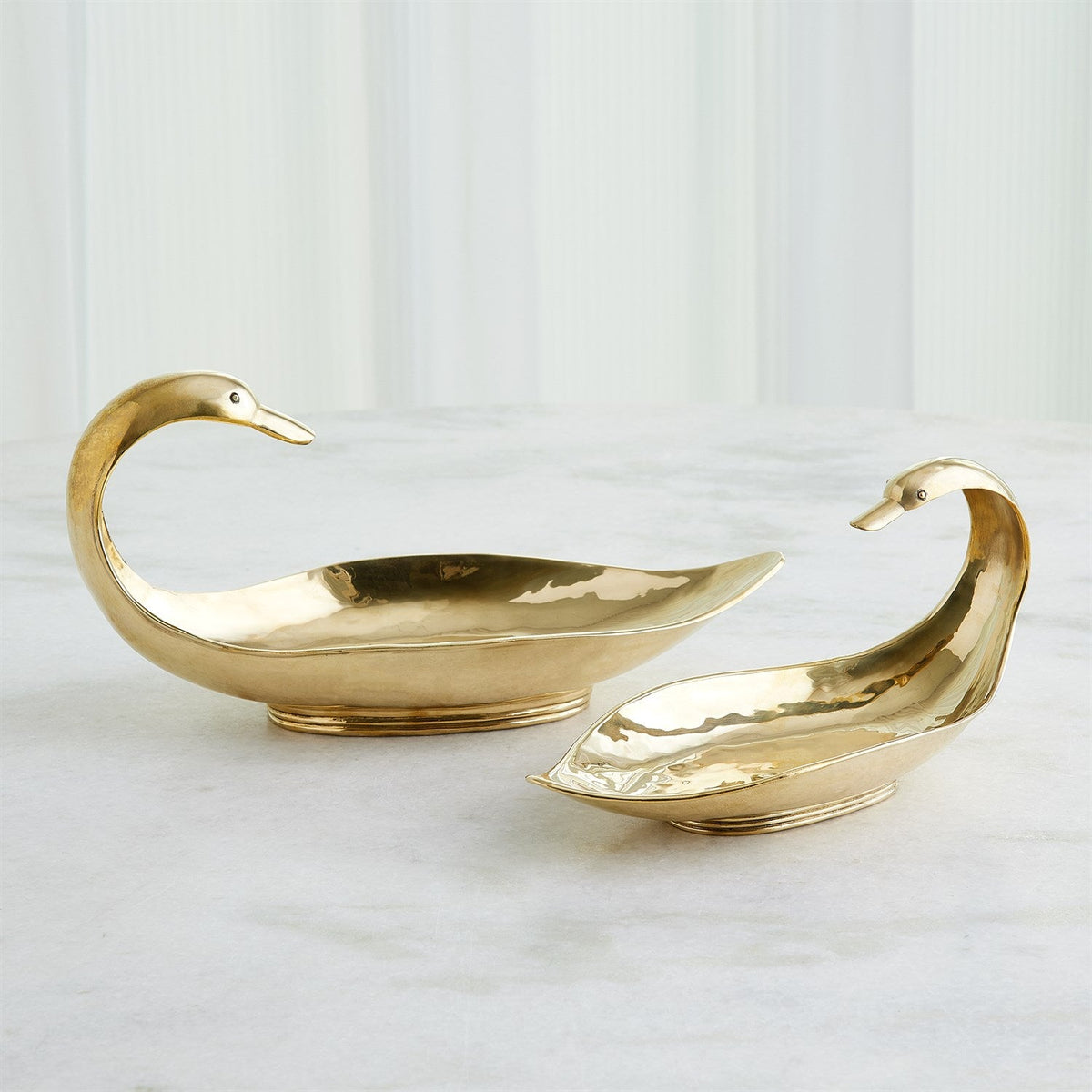 Global Views Brass Duck Bowl Polished