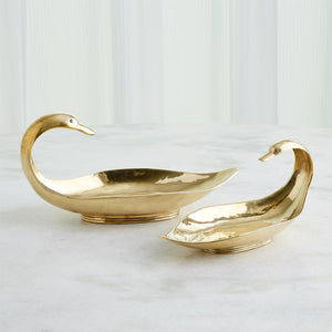 Global Views Brass Duck Bowl Polished