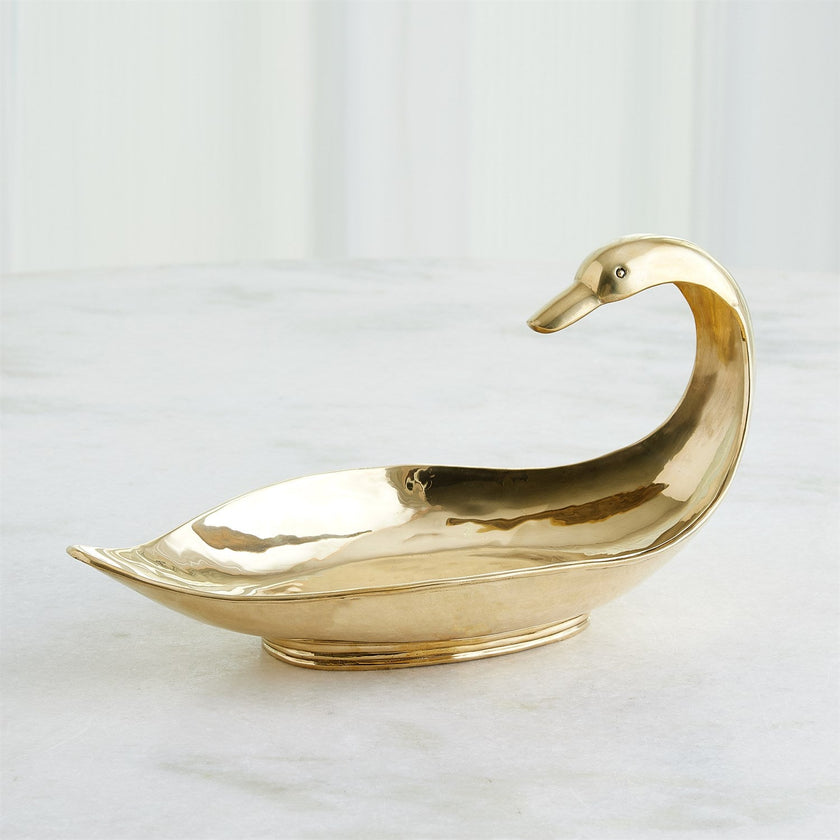 Global Views Brass Duck Bowl Polished