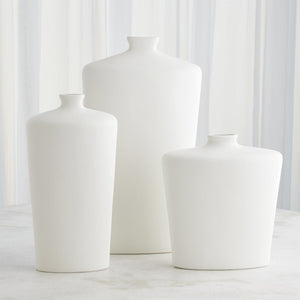 Citizen Artist for Global Views Matte White Terzo Vase
