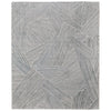 Feizy Elias 69FYF Modern Abstract Rug in Green/Ivory/Tan