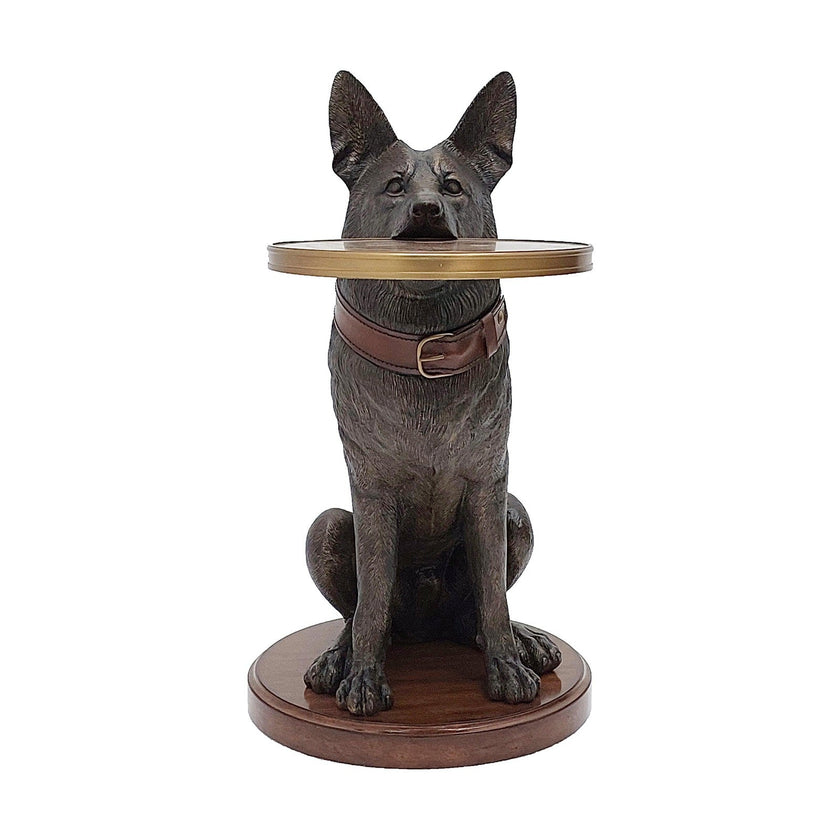 Maitland Smith German Shepherd Accent Table