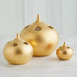 Global Views Matte Gold Oh No Vase