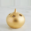 Global Views Matte Gold Oh No Vase