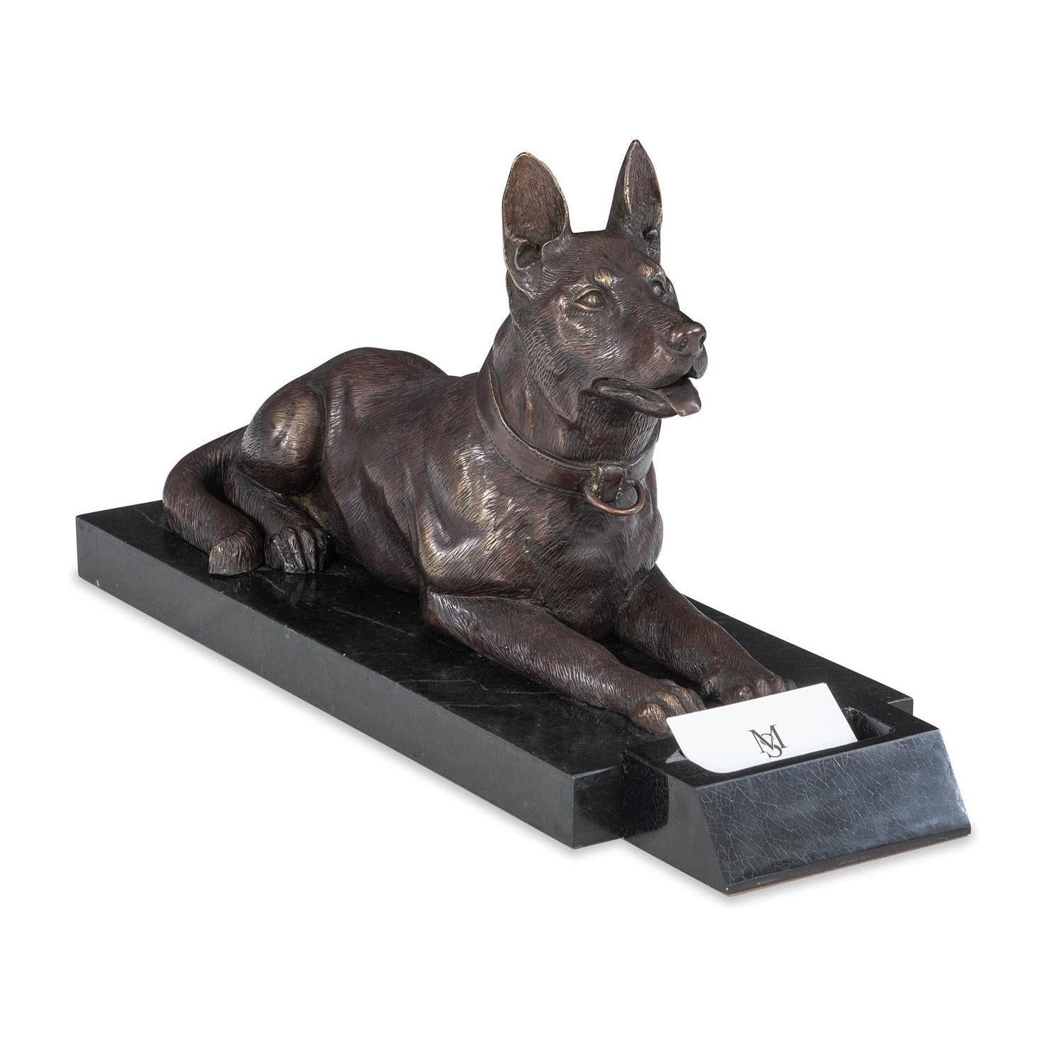 Maitland Smith German Shepherd Card Holder